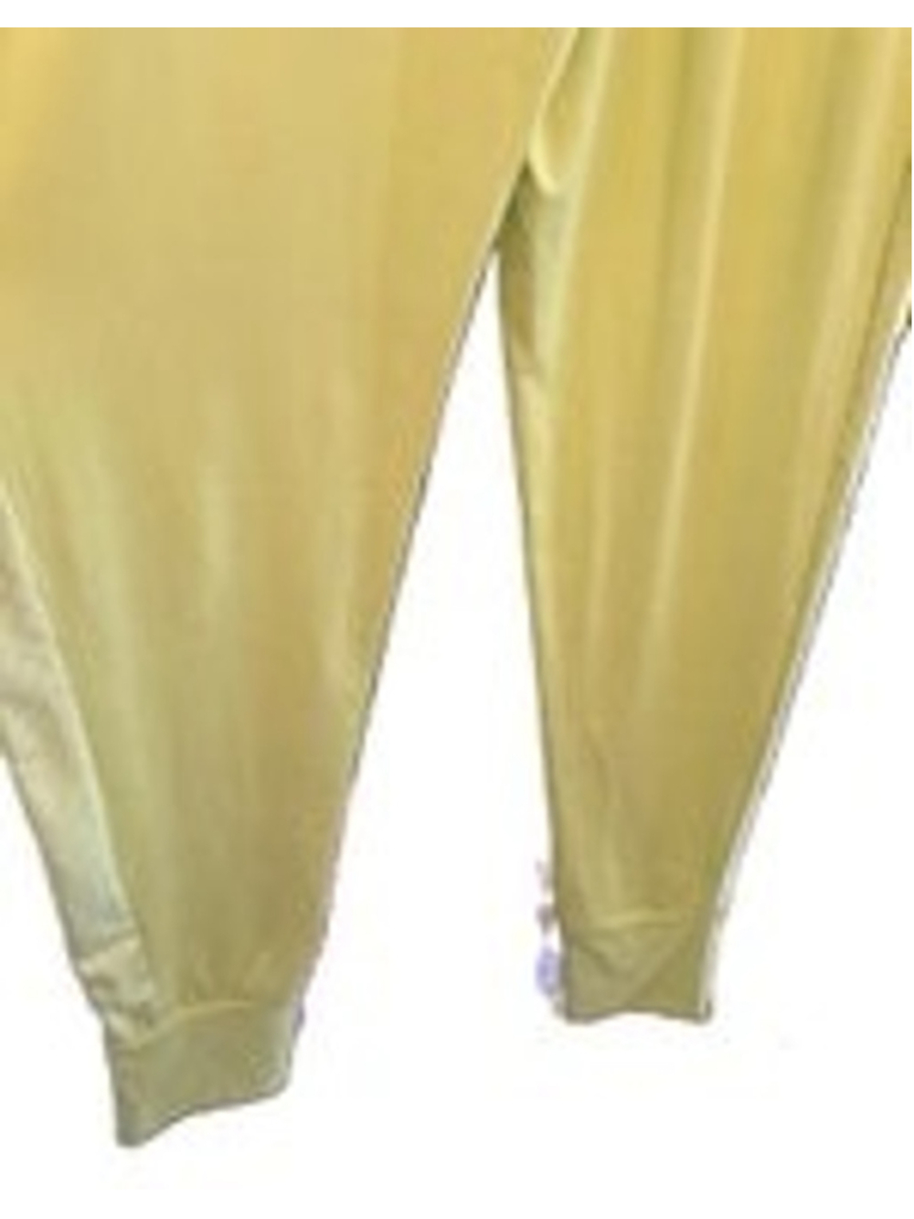 Women's Lug Yellow Scoop Top Short Sleeve Tee XS with Blue Trim - Picture 11 of 16